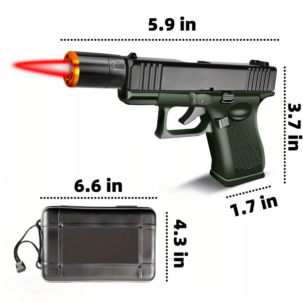Multifunctional simulation gun-shaped cigarette lighter. The ideal gift for your boyfriend.