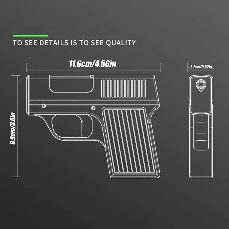 Creative Gun-Shaped Cigarette Case Lighter: A Unique & Practical Gift for Your Boyfriend
